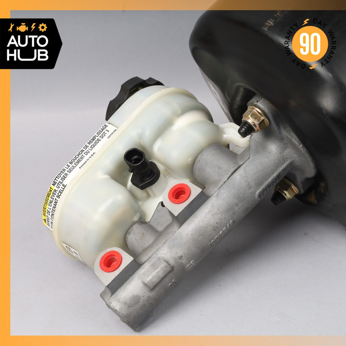 04-08 Cadillac XLR Master Cylinder Power Brake Booster 18016548 OEM - photo 4