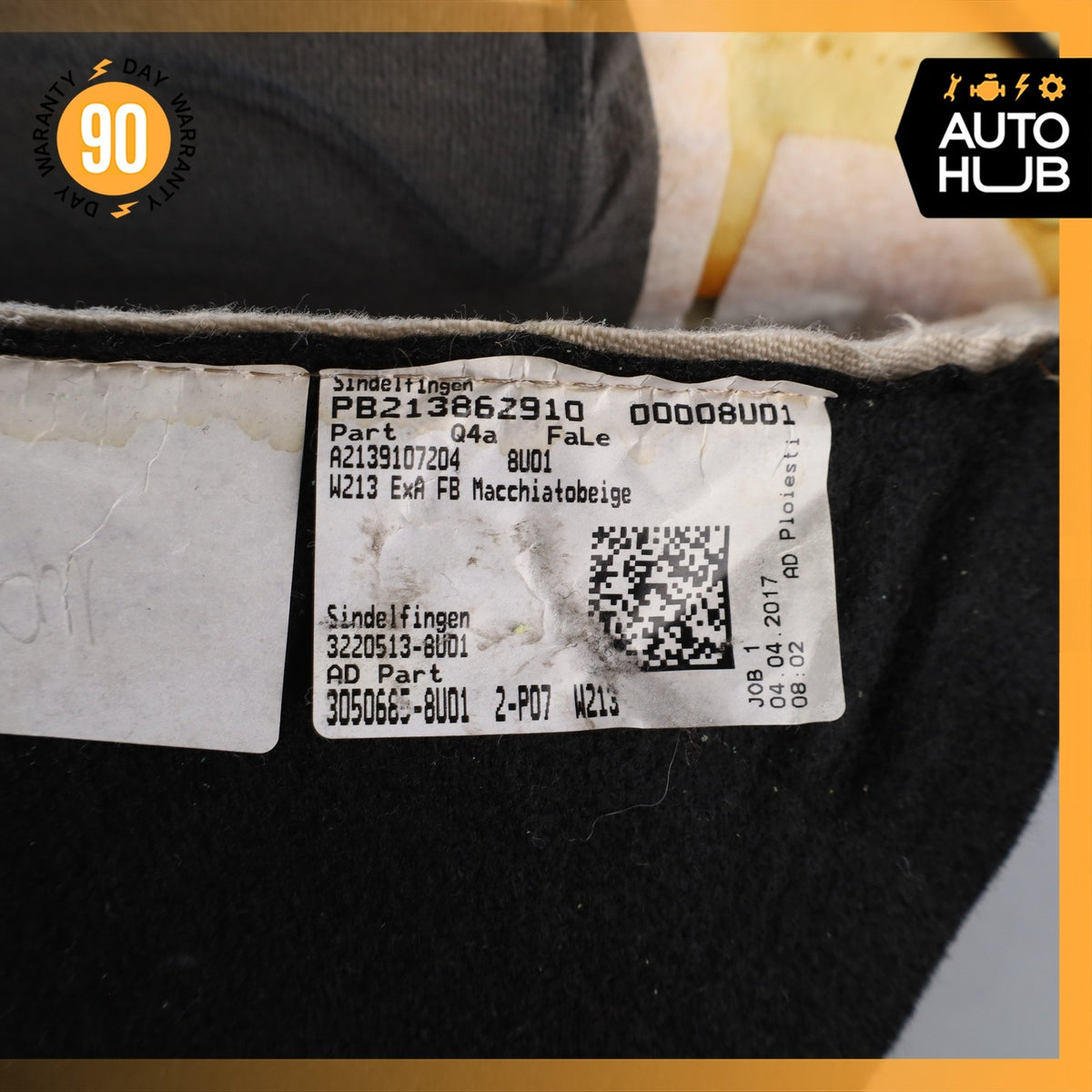 17-23 Mercedes W213 E300 E400 Front Left or Right Seat Cushion Top Upper OEM - photo 15
