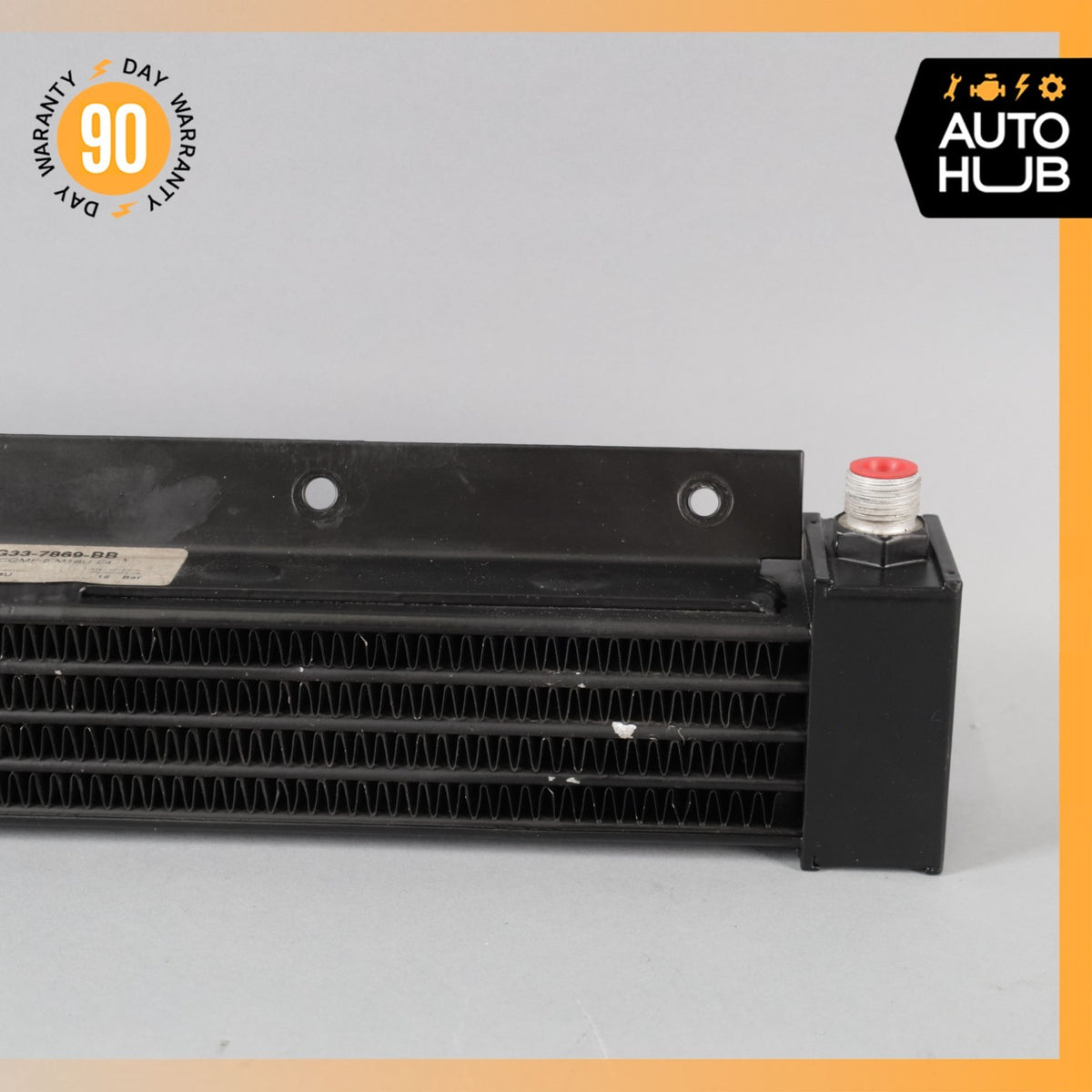 06-17 Aston Martin V8 Vantage Transmission Oil Cooler Radiator 6G337869BB OEM - photo 5