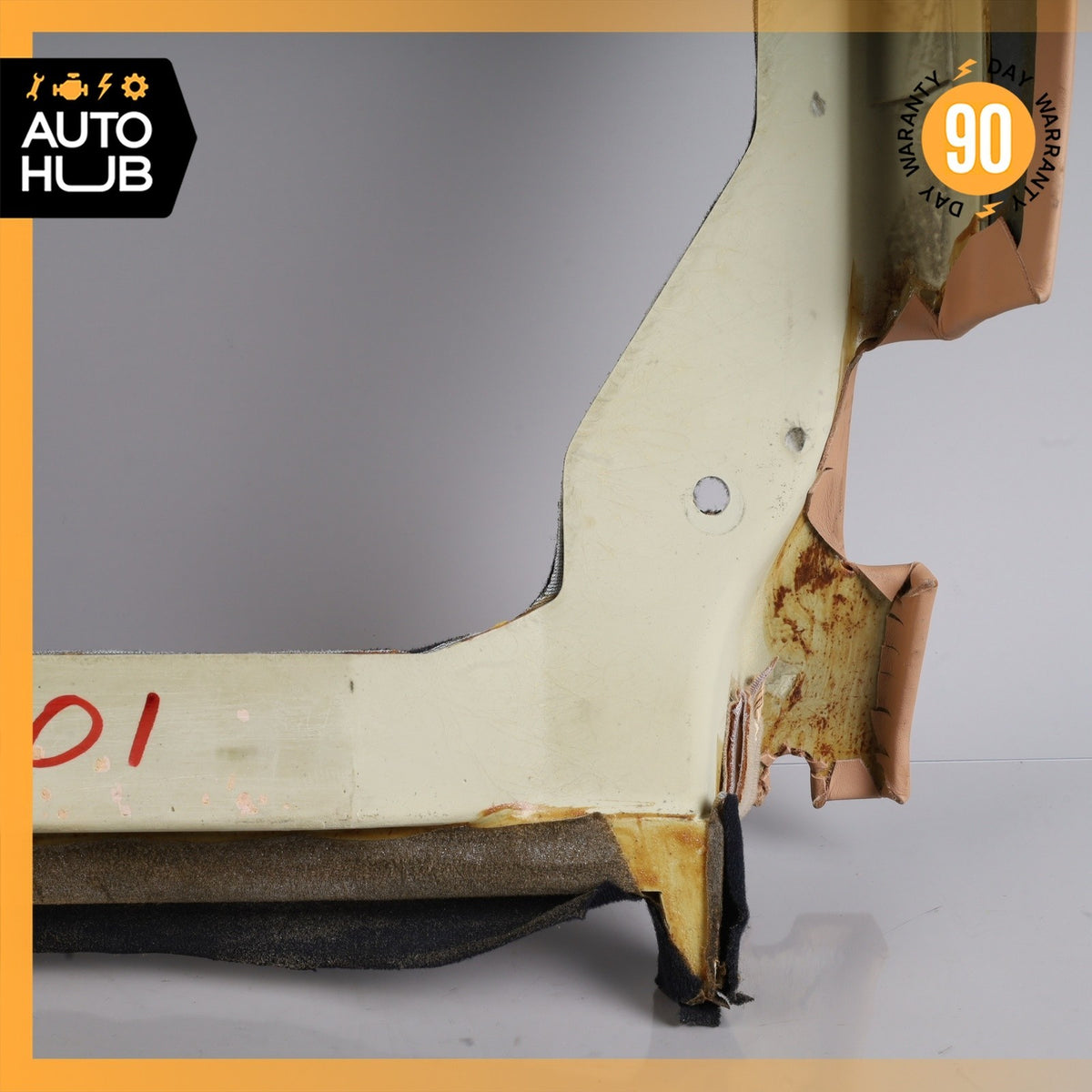 00-02 Bentley Arnage Front Right Lower Bottom Seat Trim Cover Brown OEM 50k - photo 9