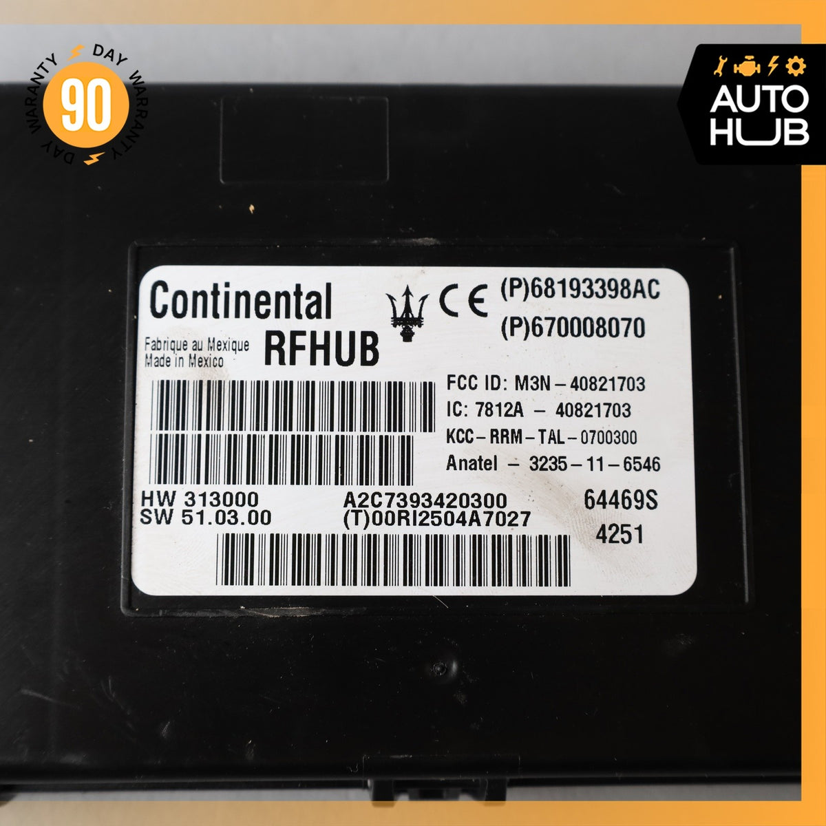 14-17 Maserati Quattroporte M156 GTS Keyless Entry RF Hub Control Module ECU OEM - photo 9