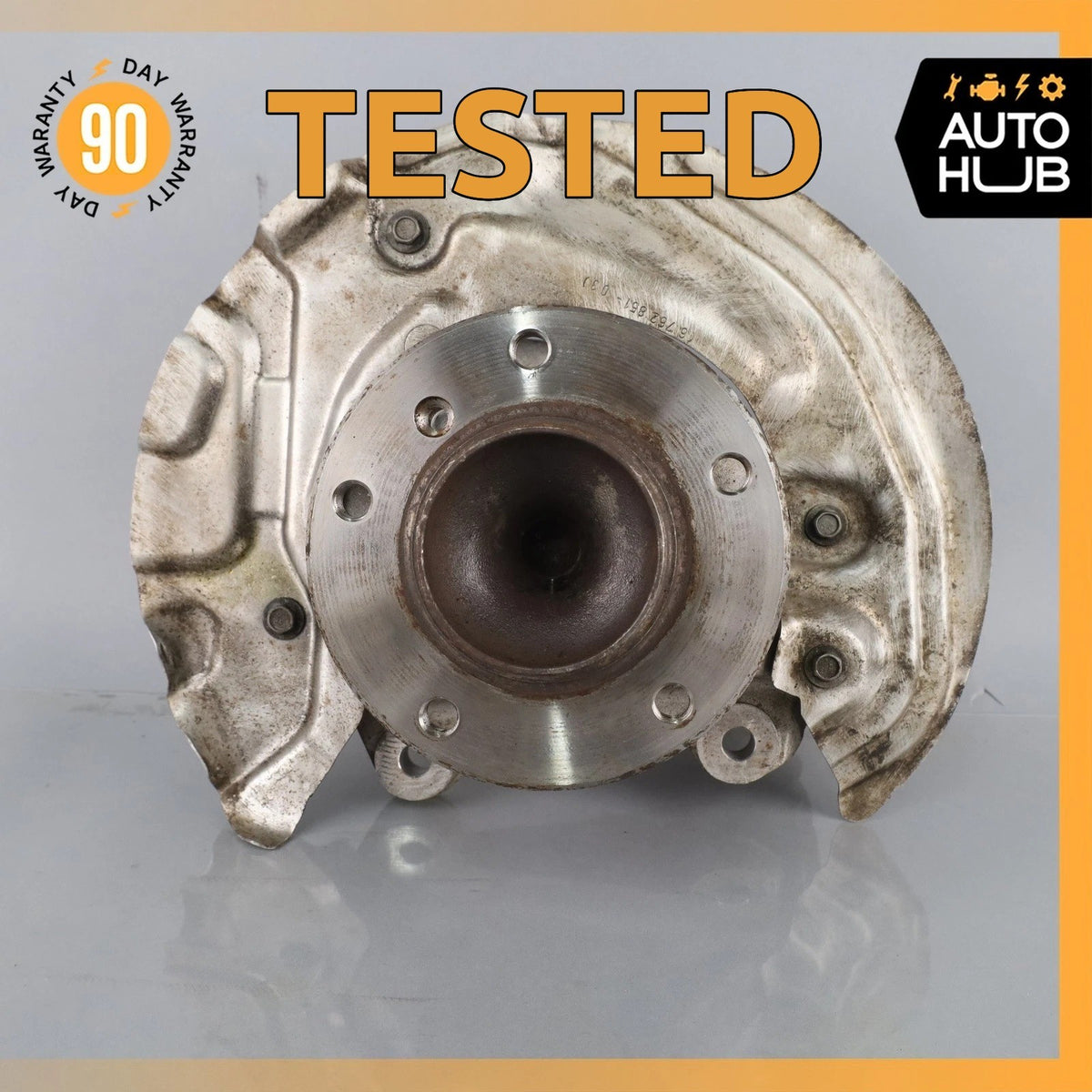 07-13 BMW E88 128i 328i Front Left Driver Side Spindle Knuckle Hub OEM - photo 1