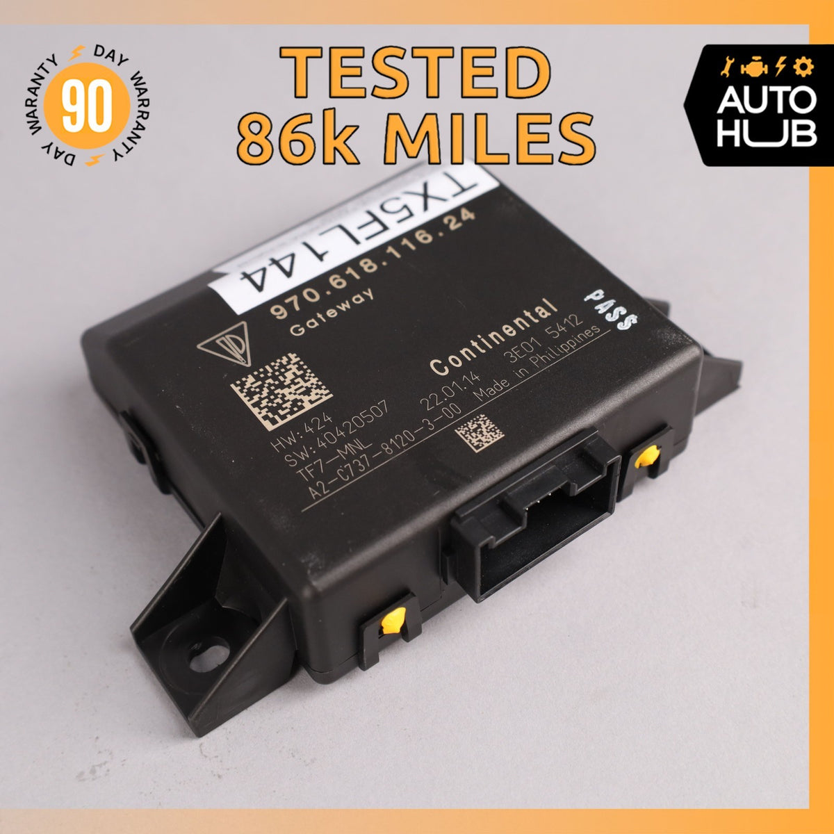 Porsche Panamera 970 E-Hybrid Central Gateway Control Module 97061811624 OEM 86k - photo 1