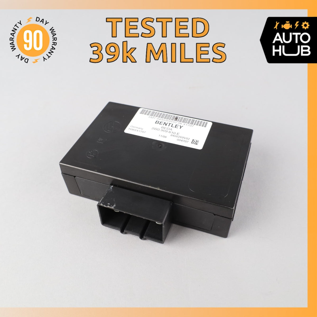 Bentley Continental Flying Spur GT Trunk Lid Lock Release Control Module OEM 39k - photo 1