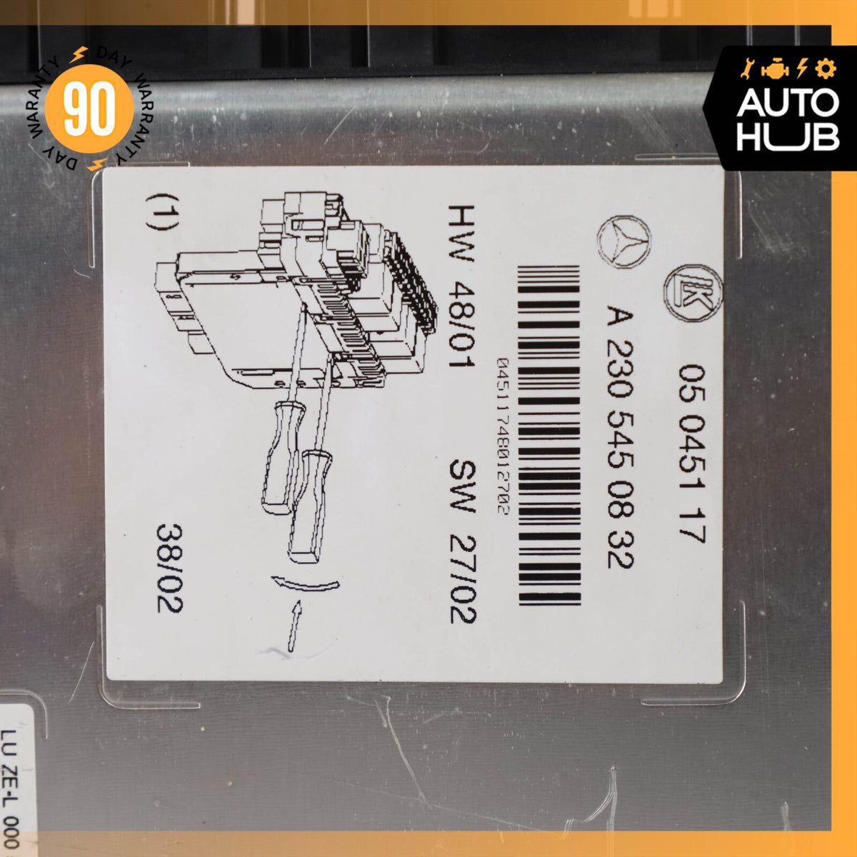 03-12 Mercedes R230 SL500 SL55 Front Left SAM Fuse Box Control Module OEM - photo 17