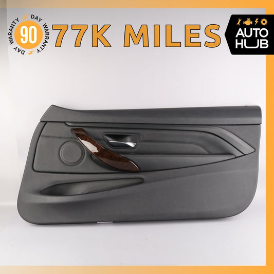 14-20 BMW F32 428i 440i Front Right Passenger Side Interior Door Panel OEM 77k - photo 1