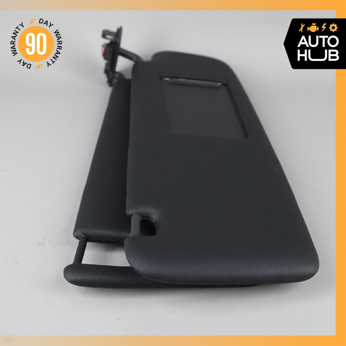 11-18 Porsche Cayenne 958 VR6 Sun Visor Sunvisor Front Right Side Black OEM - photo 16