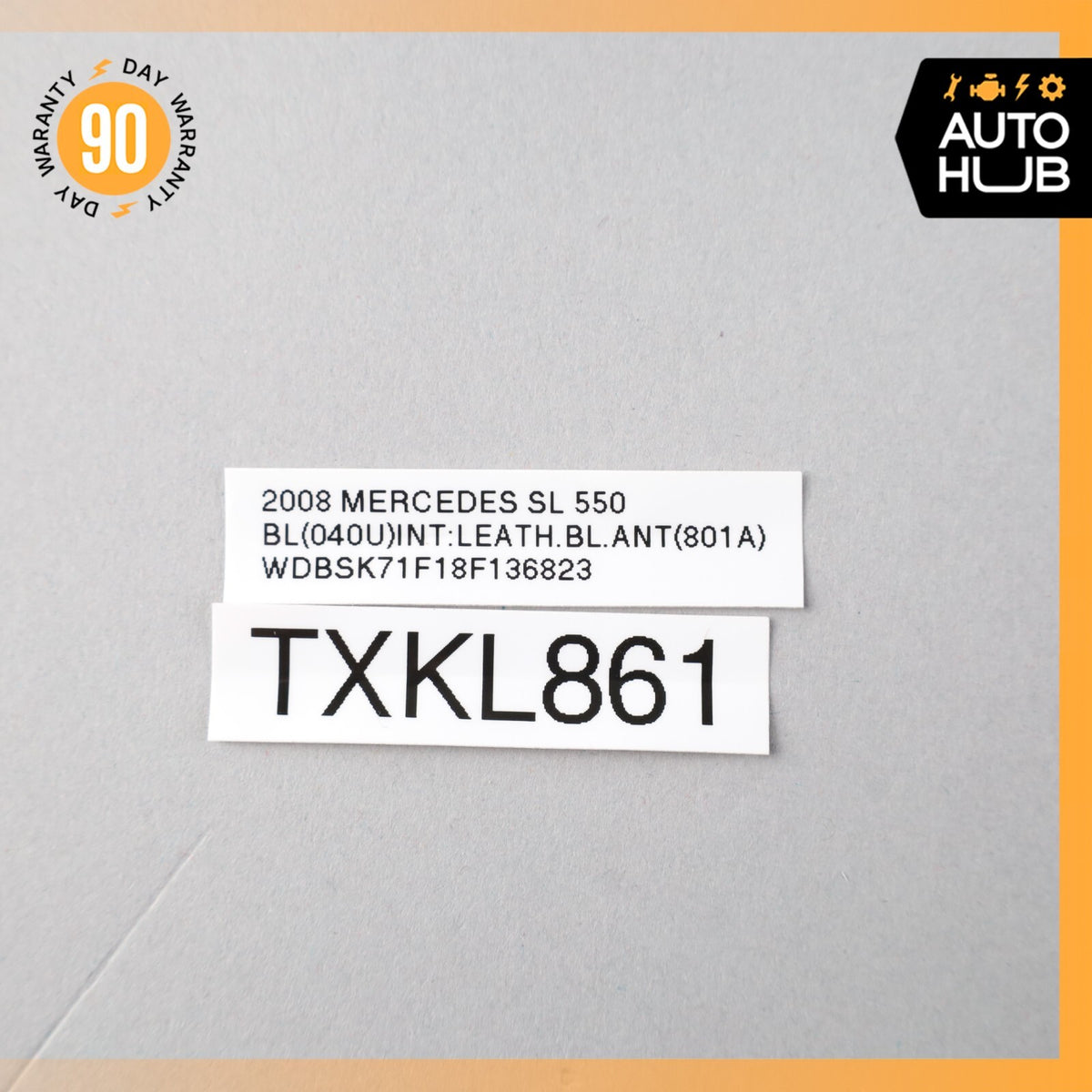 03-12 Mercedes R230 SL550 E350 SL55 AMG Yaw Turn Rate Acceleration Sensor OEM - photo 8