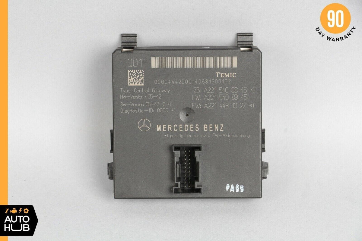 07-14 Mercedes W216 CL550 S550 Central Gateway Control Module 2215408845 OEM - photo 4