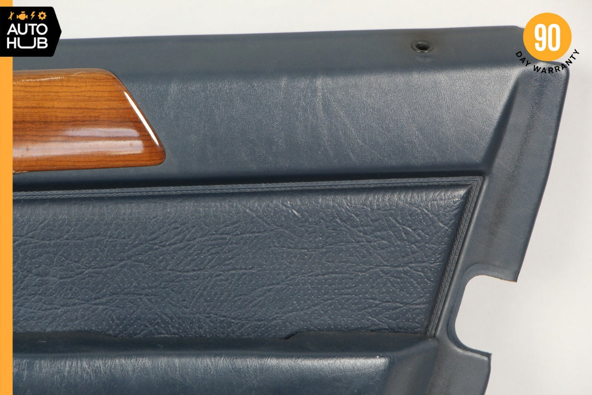 86-88 Mercedes W124 300TD Wagon Front Right Side Interior Door Panel Blue OEM - photo 6