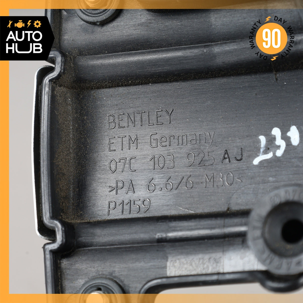 03-13 Bentley Continental GTC GT Top Center Engine Cover Plate OEM 40k - photo 9