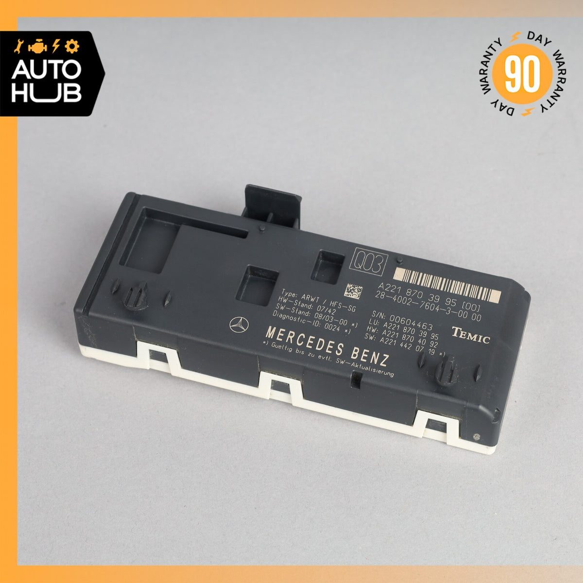 07-14 Mercedes W221 S400 CL550 S550 Trunk Release Remote Open Close Module OEM - photo 1
