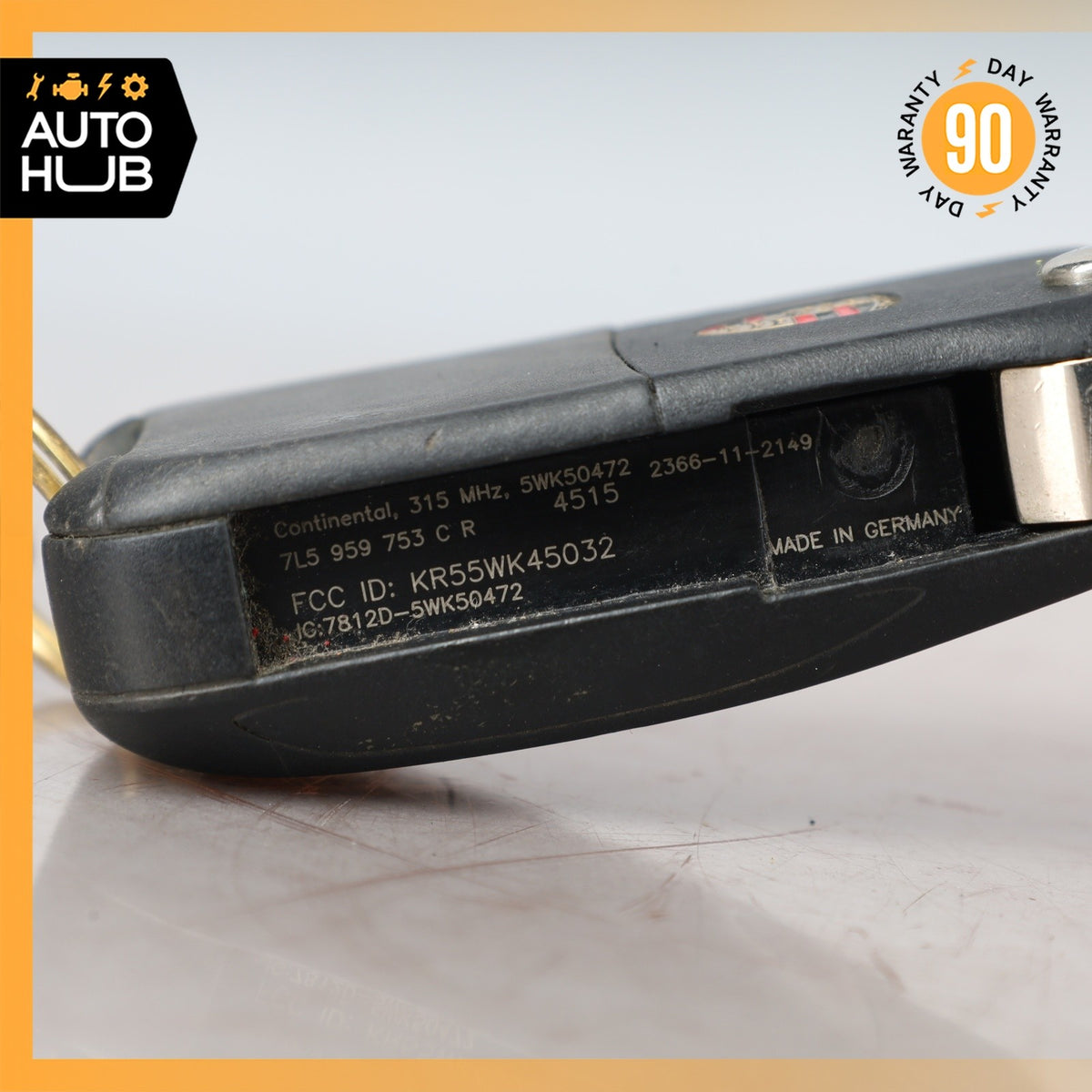 03-10 Porsche Cayenne 955 Start Ignition Switch Module w/ Key OEM - photo 13