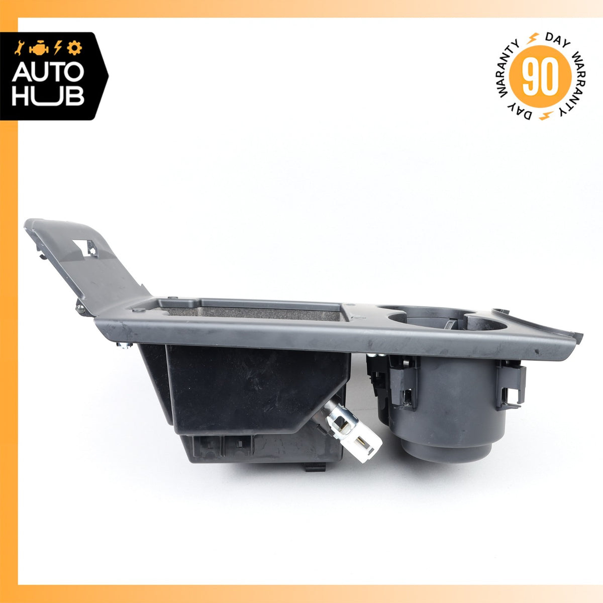 15-16 Porsche Macan 95B Center Console Cupholder Storage Compartment Black OEM - photo 9