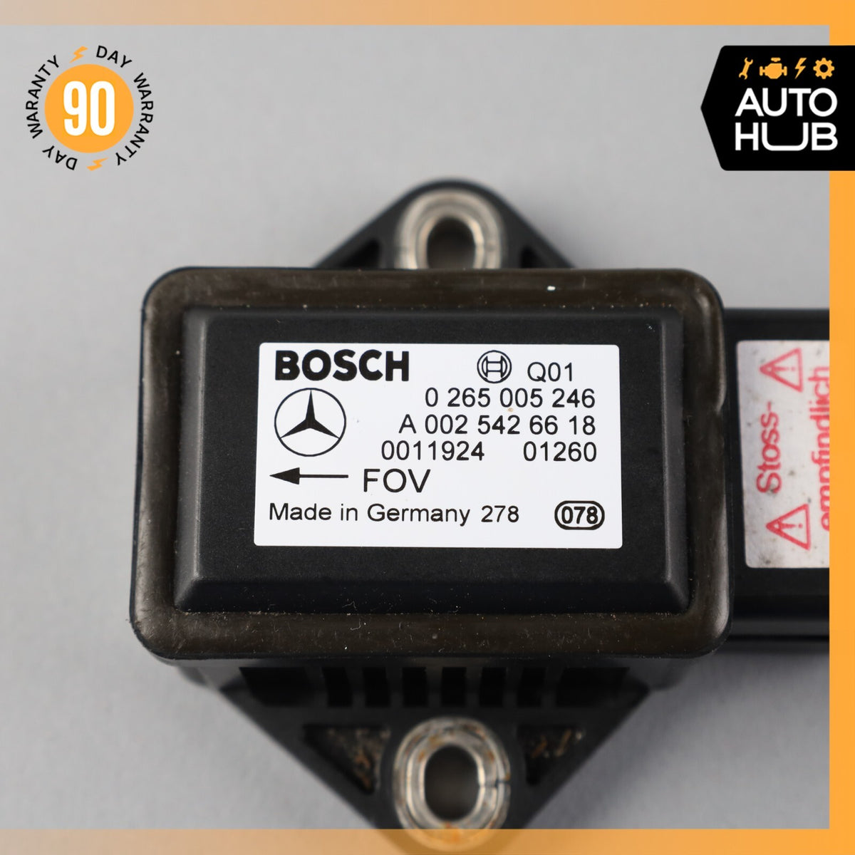 03-06 Mercedes R230 SL500 S430 CL500 Yaw Turn Rate Acceleration Sensor OEM - photo 7