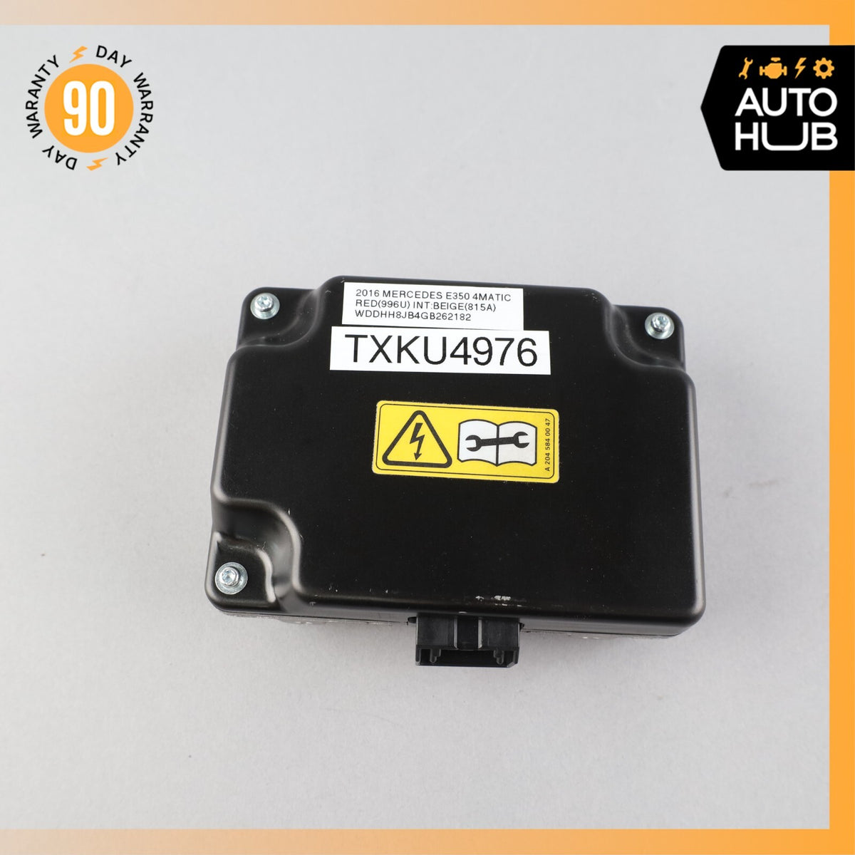 10-19 Mercedes W212 E350 AC DC Power Inverter Converter Control Module OEM 20k - photo 6