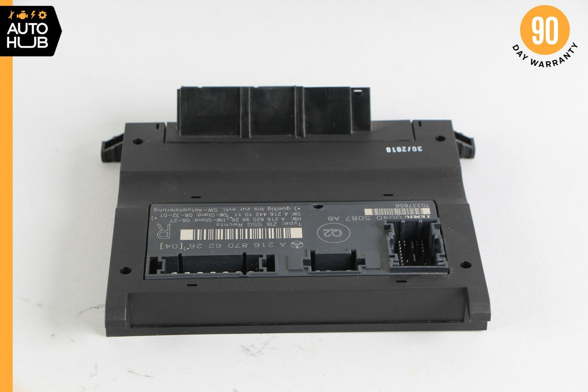 10-14 Mercedes W216 CL550 CL63 AMG Front Right Side Seat Control Module OEM 59k - photo 3