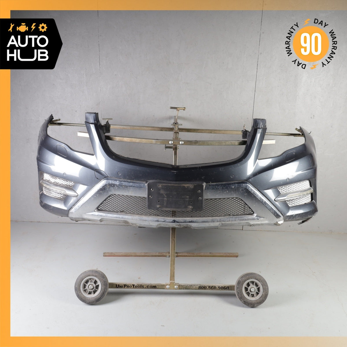 13-15 Mercedes X204 GLK250 GLK350 AMG Sport Front Bumper Cover Assembly Gray OEM - photo 1