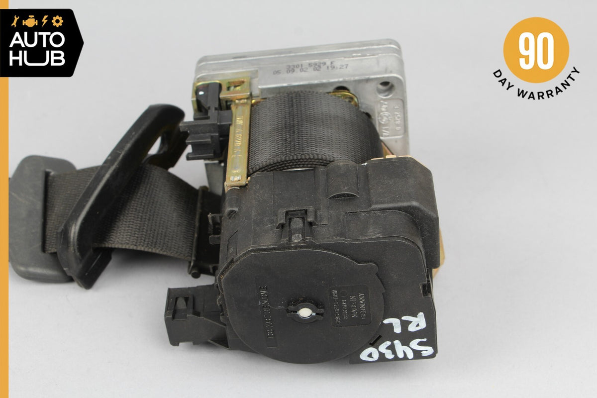 03-06 Mercedes W220 S430 S500 Rear Left Driver Seat Belt Retractor Buckle OEM - photo 5