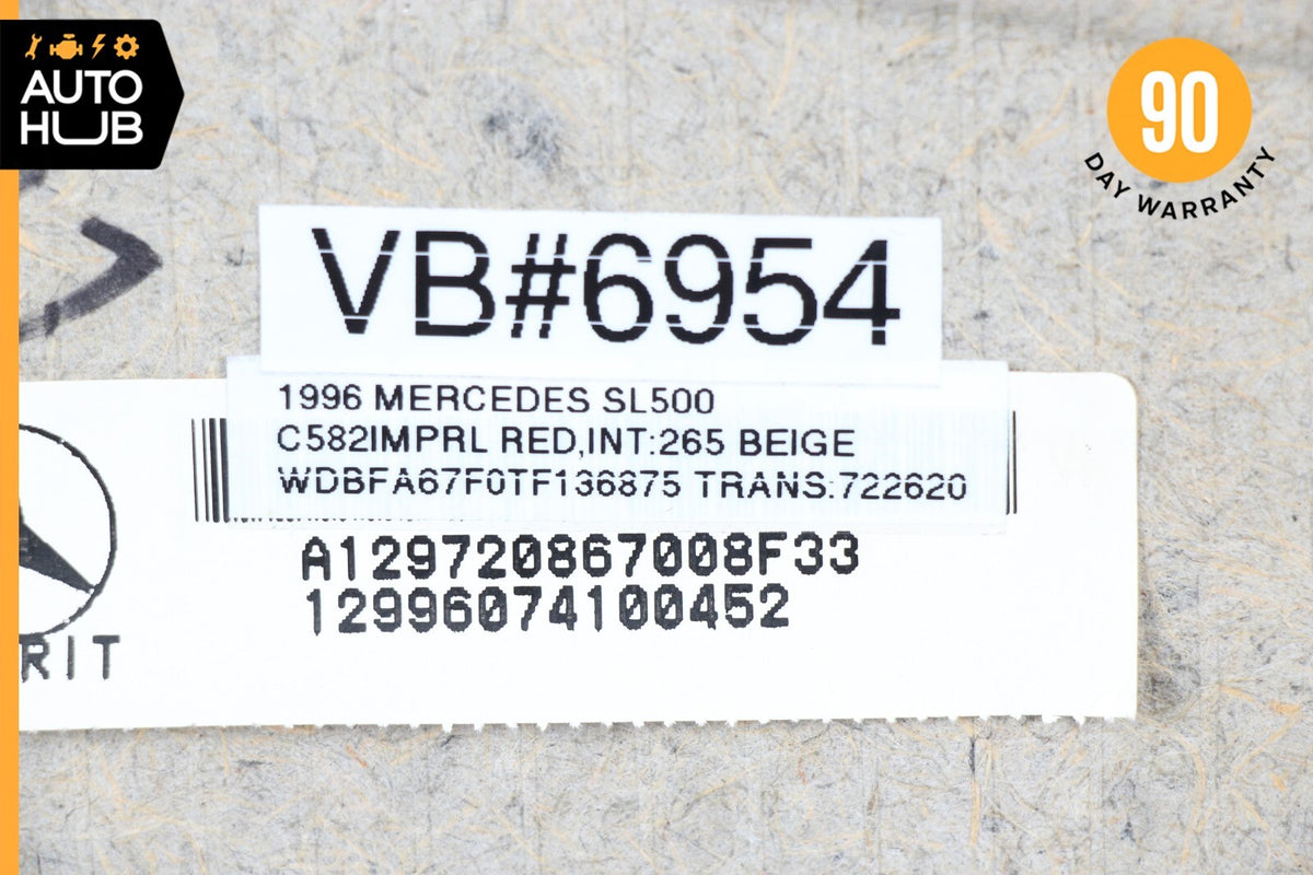 96-02 Mercedes R129 SL500 SL320 Right Passenger Side Interior Door Panel OEM - photo 10