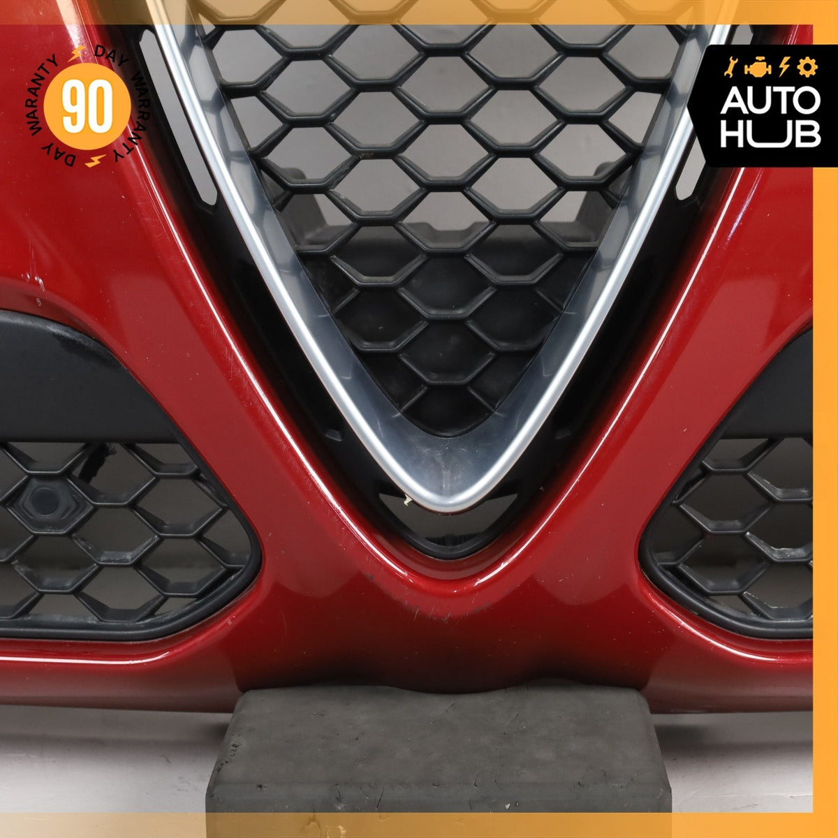 17-26 Alfa Romeo 949 Stelvio Front Bumper Cover Assembly Red OEM 72k - photo 4