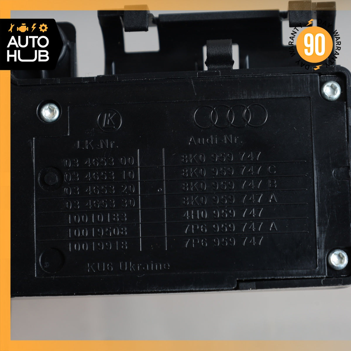 Audi 8R Q5 SQ5 Front Left Driver Seat Control Switch 8K0959747 OEM - photo 9
