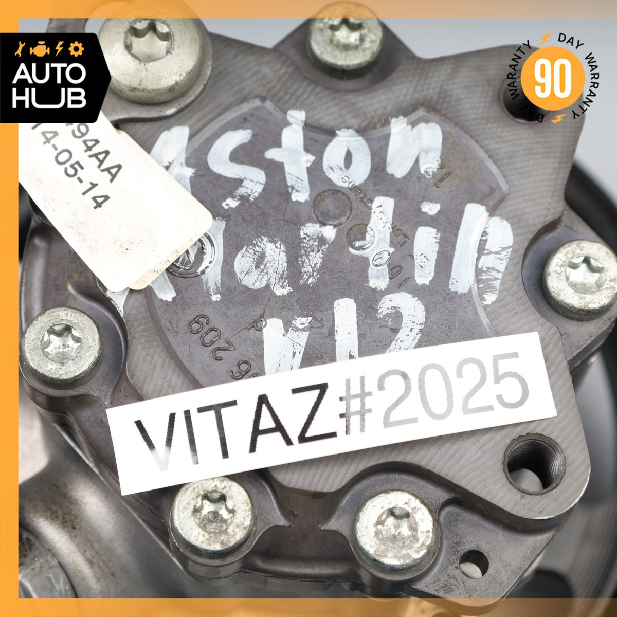 10-15 Aston Martin DB9 Rapide Vanquish Power Steering Pump DG433A696AA OEM - photo 17