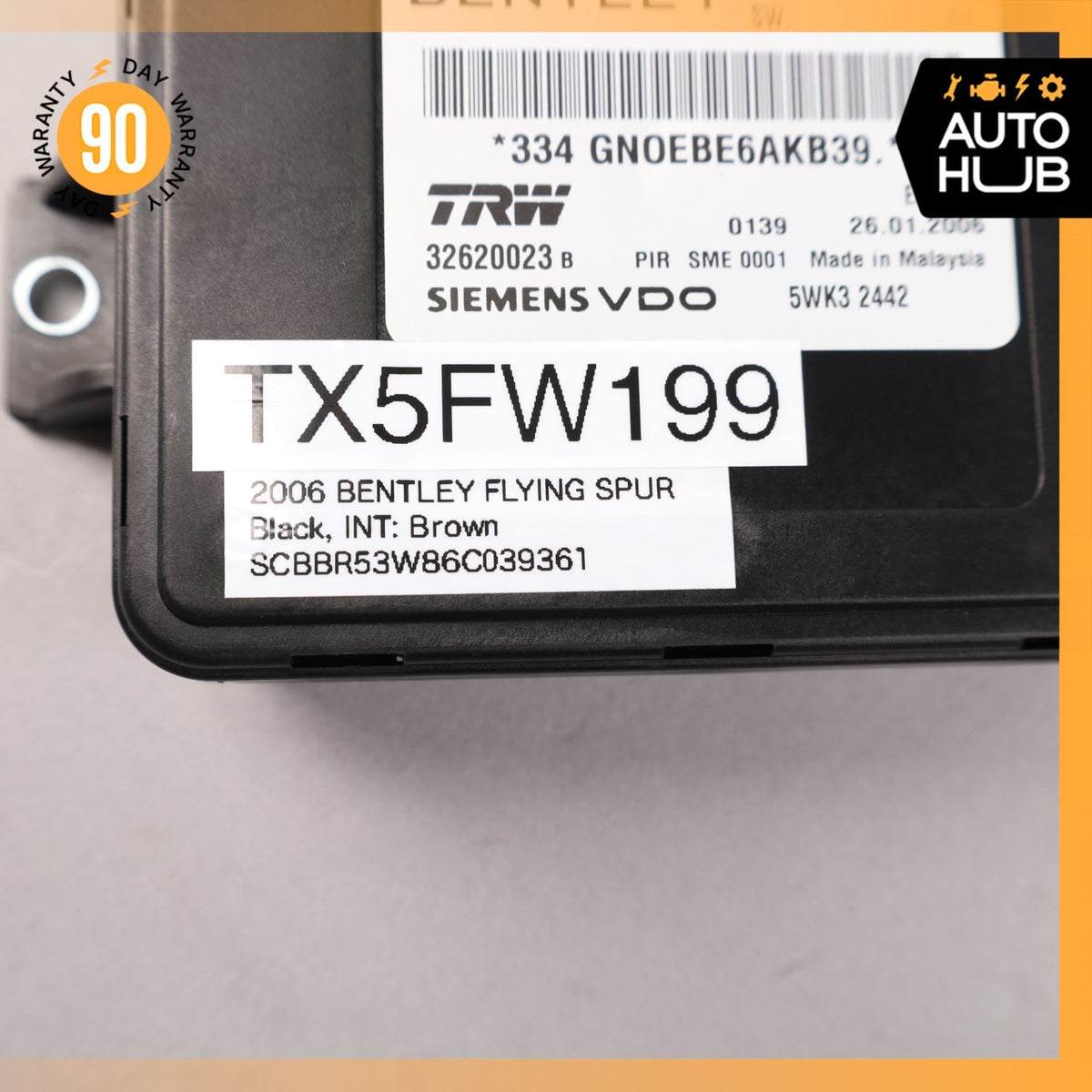 Bentley Continental Flying Spur Electronic Parking Brake Control Module OEM 39k - photo 11