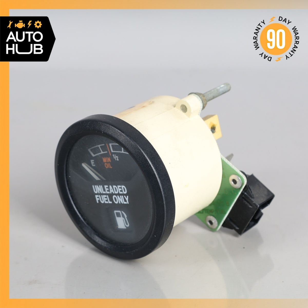 90-92 Bentley Eight Mulsanne Turbo Dashboard Fuel & Oil Level Gauge OEM 56k - photo 3