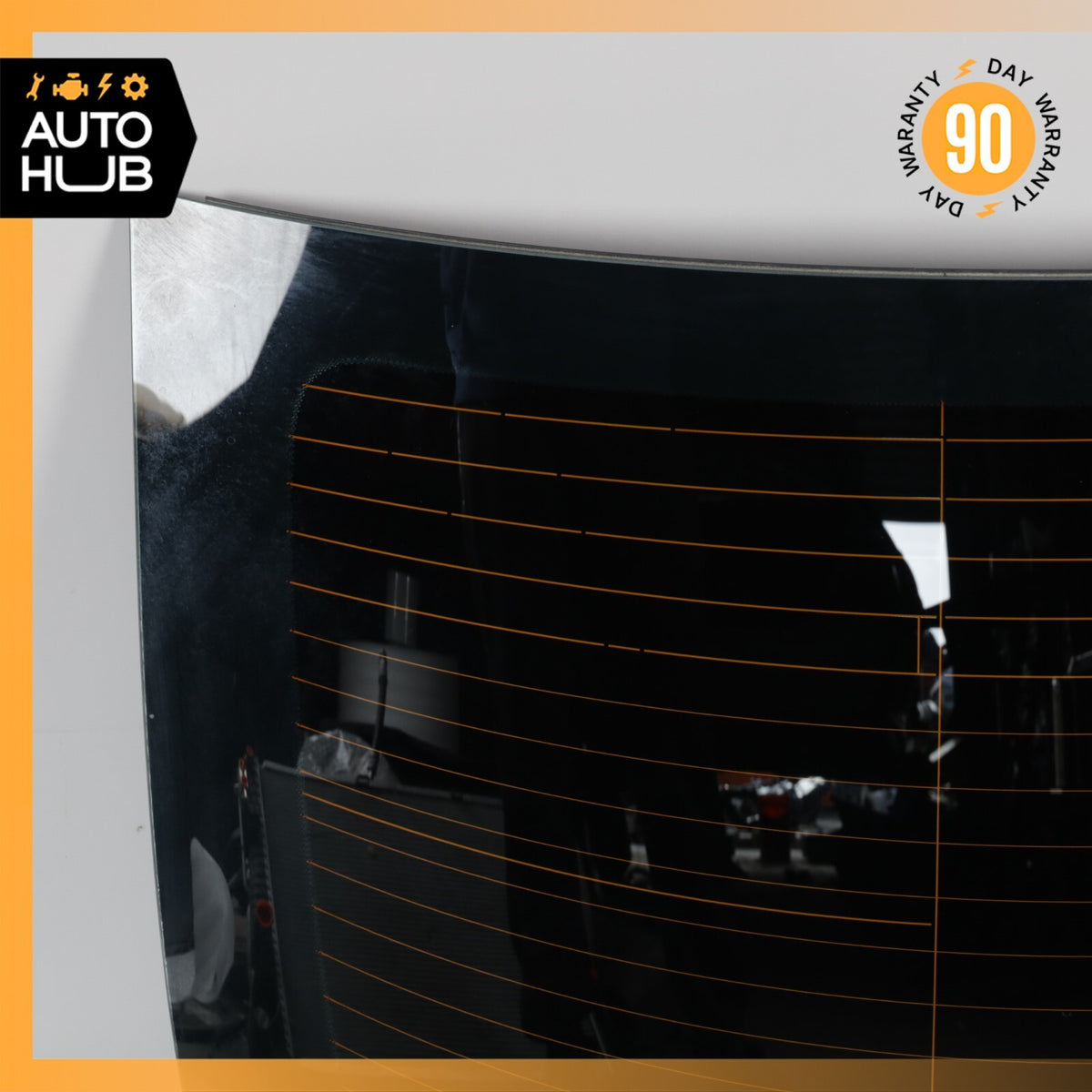 17-23 Mercedes W205 C300 C43 C63 AMG Coupe Rear Windshield Window Glass OEM 50k - photo 3