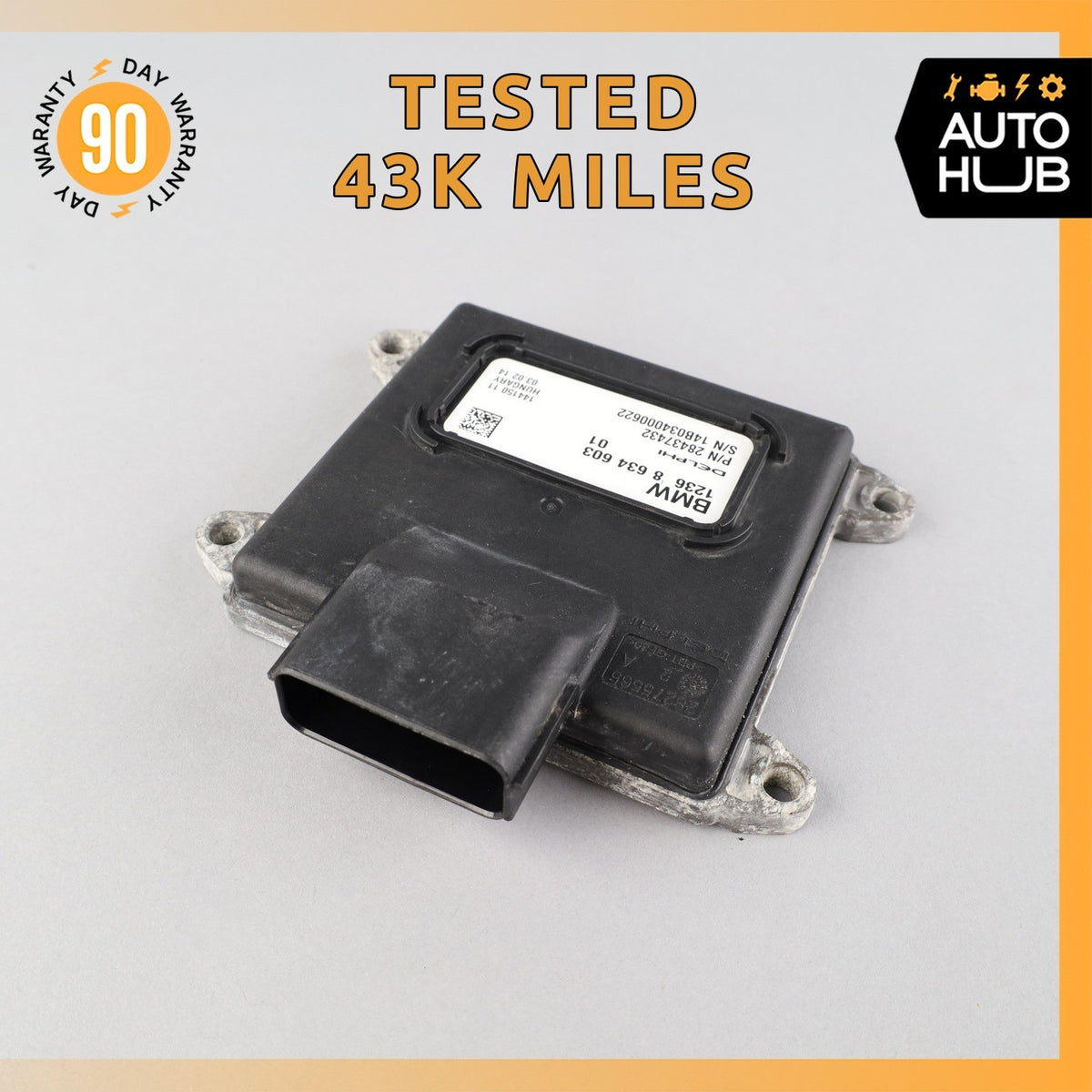 14-17 BMW i3 I01 Hybrid Engine Control Module ECU DME OEM 43k - photo 1