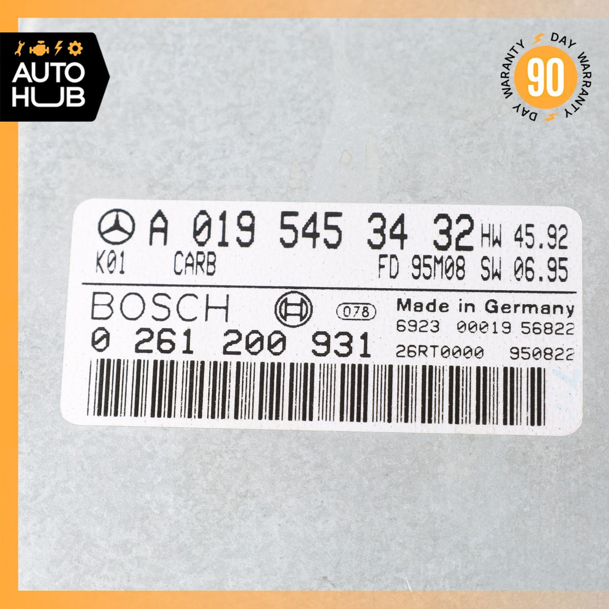96-99 Mercedes R129 SL320 S320 Engine Diagnostic Control Module 0195453432 OEM - photo 8