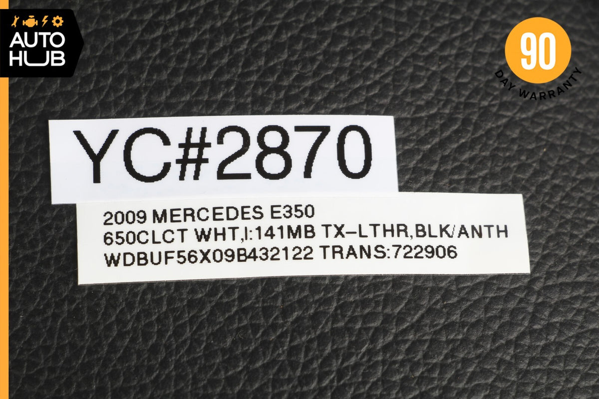 07-09 Mercedes W211 E350 E320 Seat Headrest Head Rest Left Or Right Side OEM - photo 12