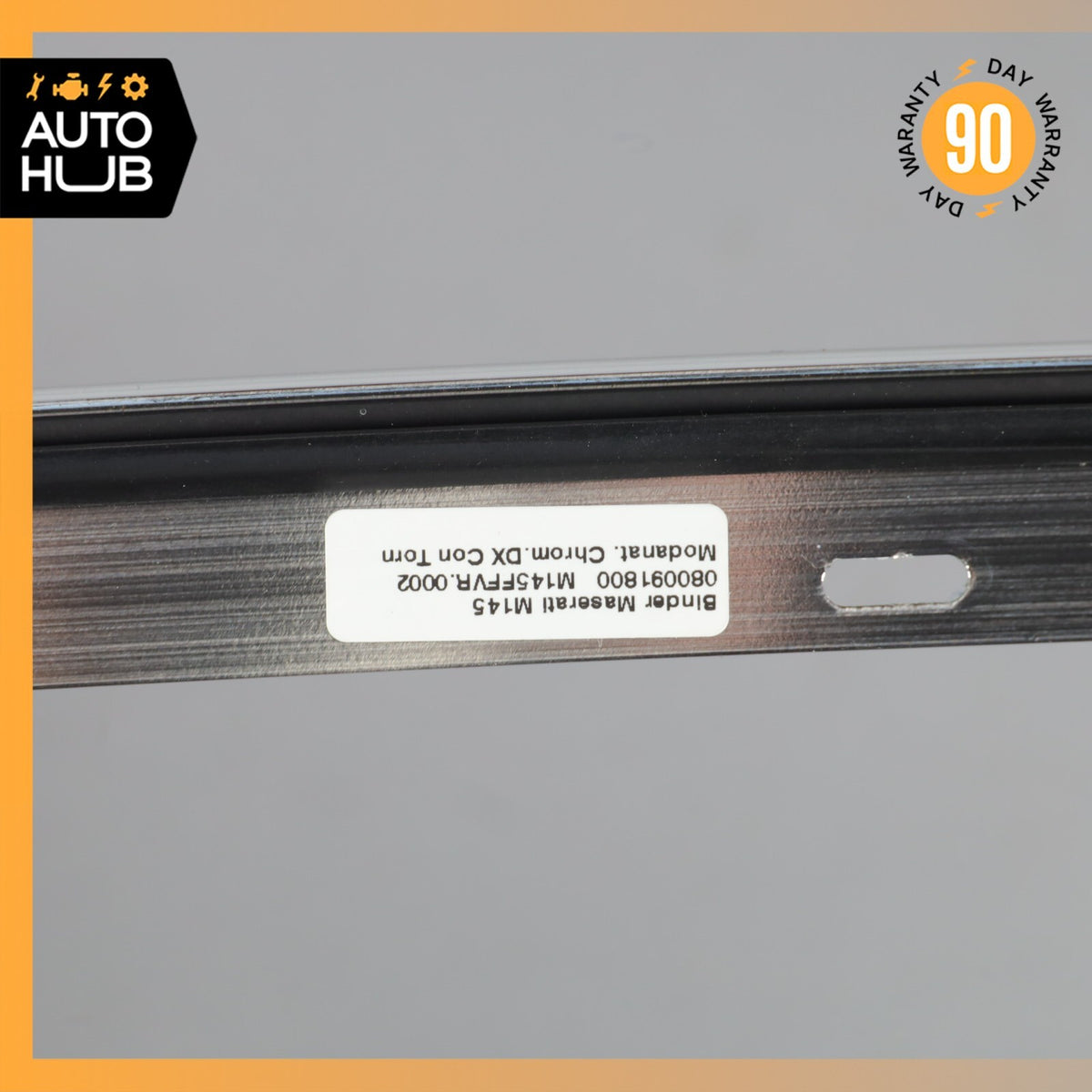 08-19 Maserati GranTurismo M145 Exterior Door Upper Molding Trim Right Side OEM - photo 16