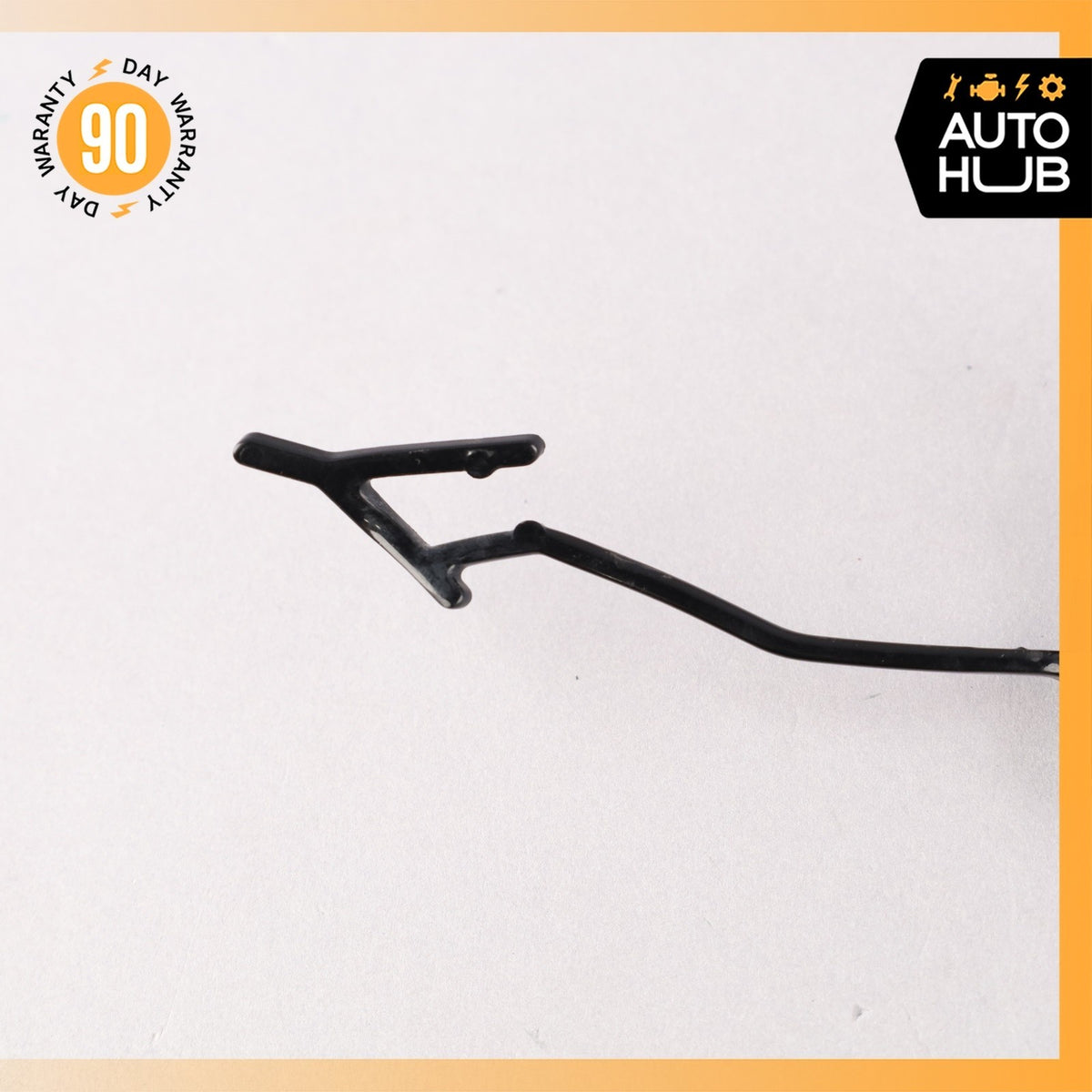 15-18 Porsche Cayenne 958 Front Left Bumper Tow Hook Hitch Cover Lid Black OEM - photo 6