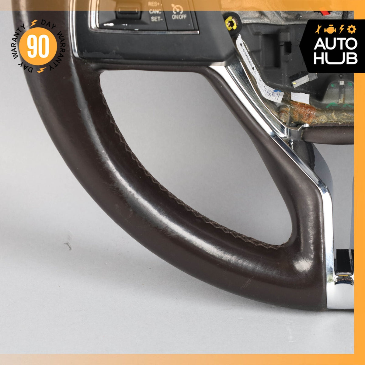 14-20 Maserati Quattroporte M156 S Q4 Ghibli M157 Steering Wheel Brown OEM - photo 4