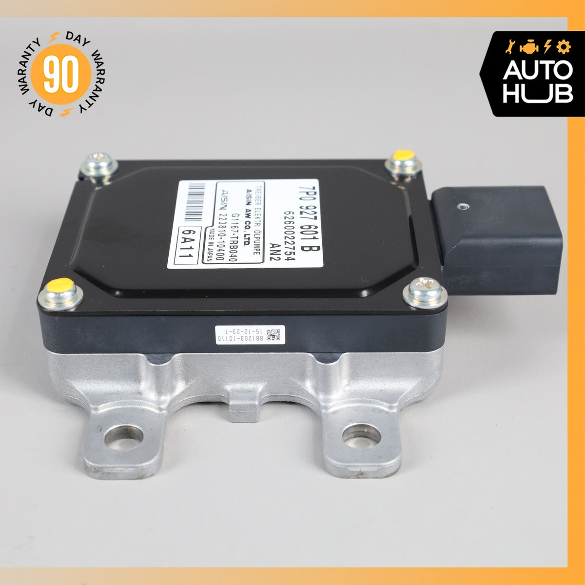 Porsche Cayenne 958 VR6 Engine Oil Pump Control Module Unit 7P0927601B OEM - photo 2