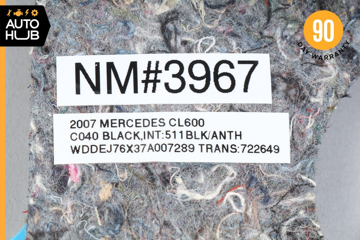 07-14 Mercedes W216 CL600 CL63 AMG Seat Occupancy Sensor Mat SRS System OEM - photo 11