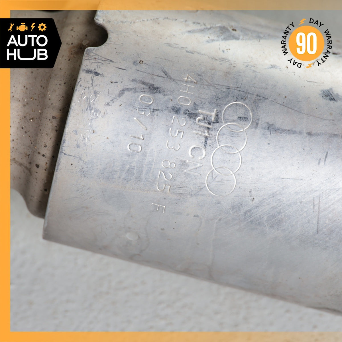 11-12 Audi D4 A8 4.2L V8 Left & Right Exhaust Muffler Mufflers Tips OEM - photo 8