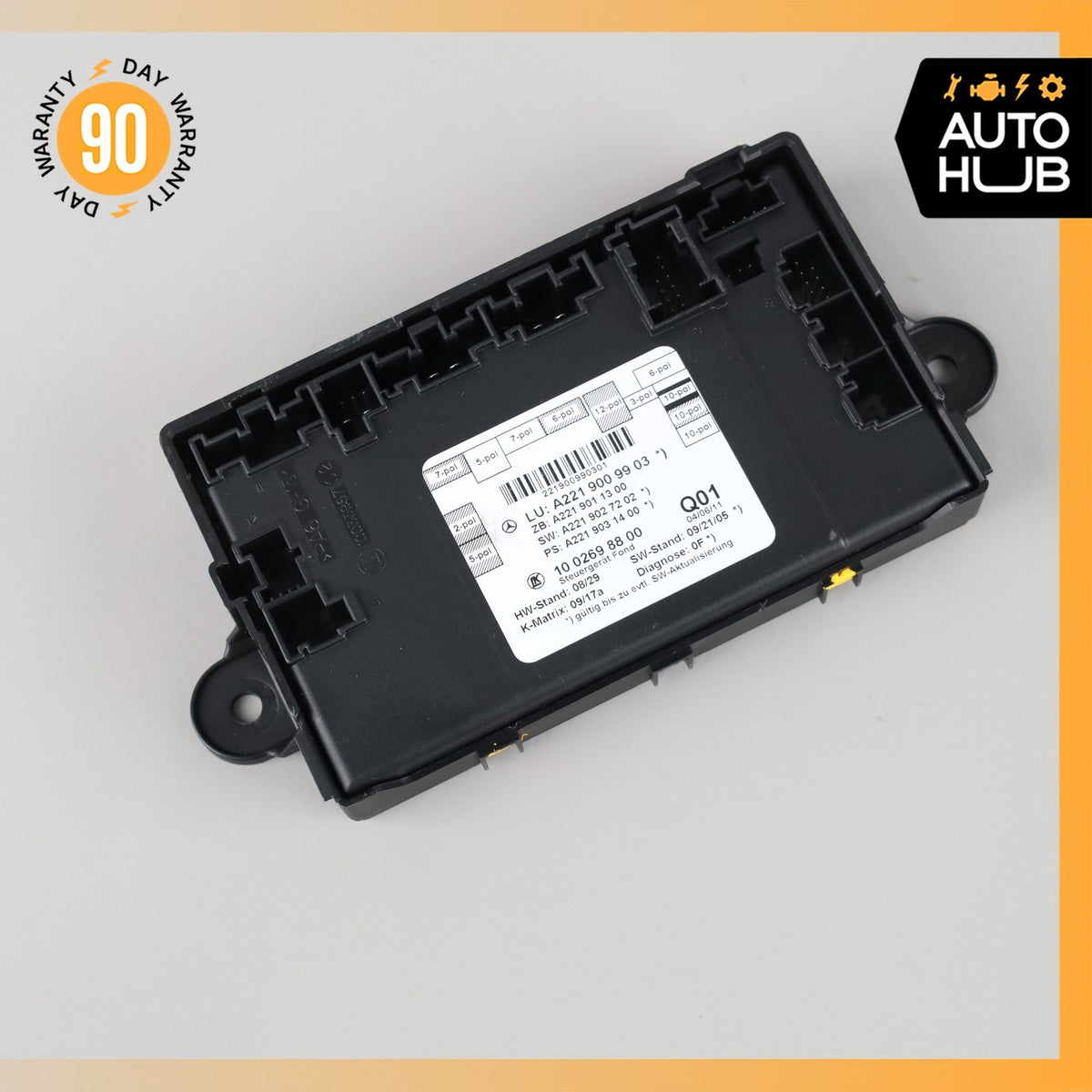 07-13 Mercedes W221 S550 S400 Rear Right or Left Side Door Control Module OEM - photo 1