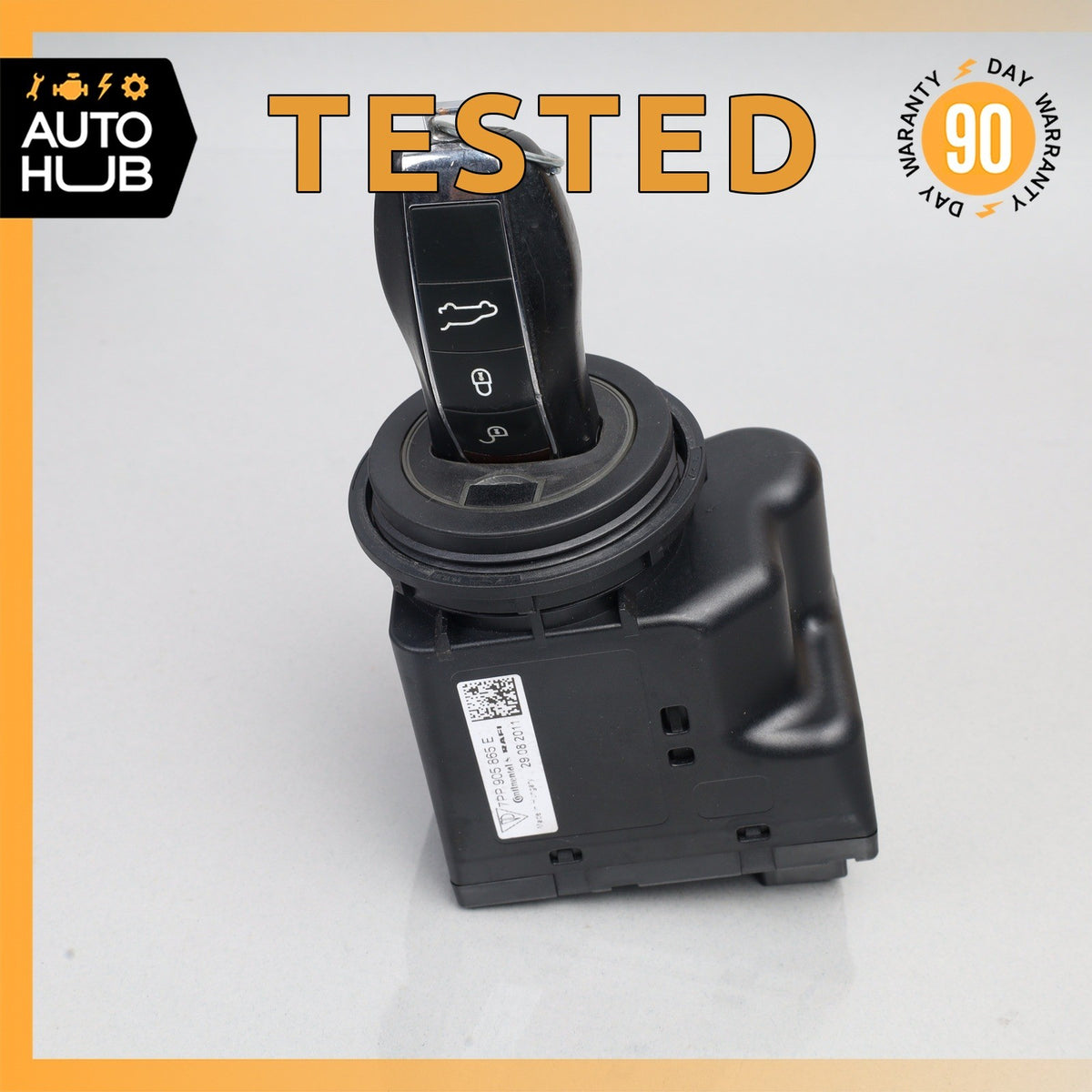 11-18 Porsche Cayenne 958 Start Ignition Switch Module w/ Key OEM - photo 1