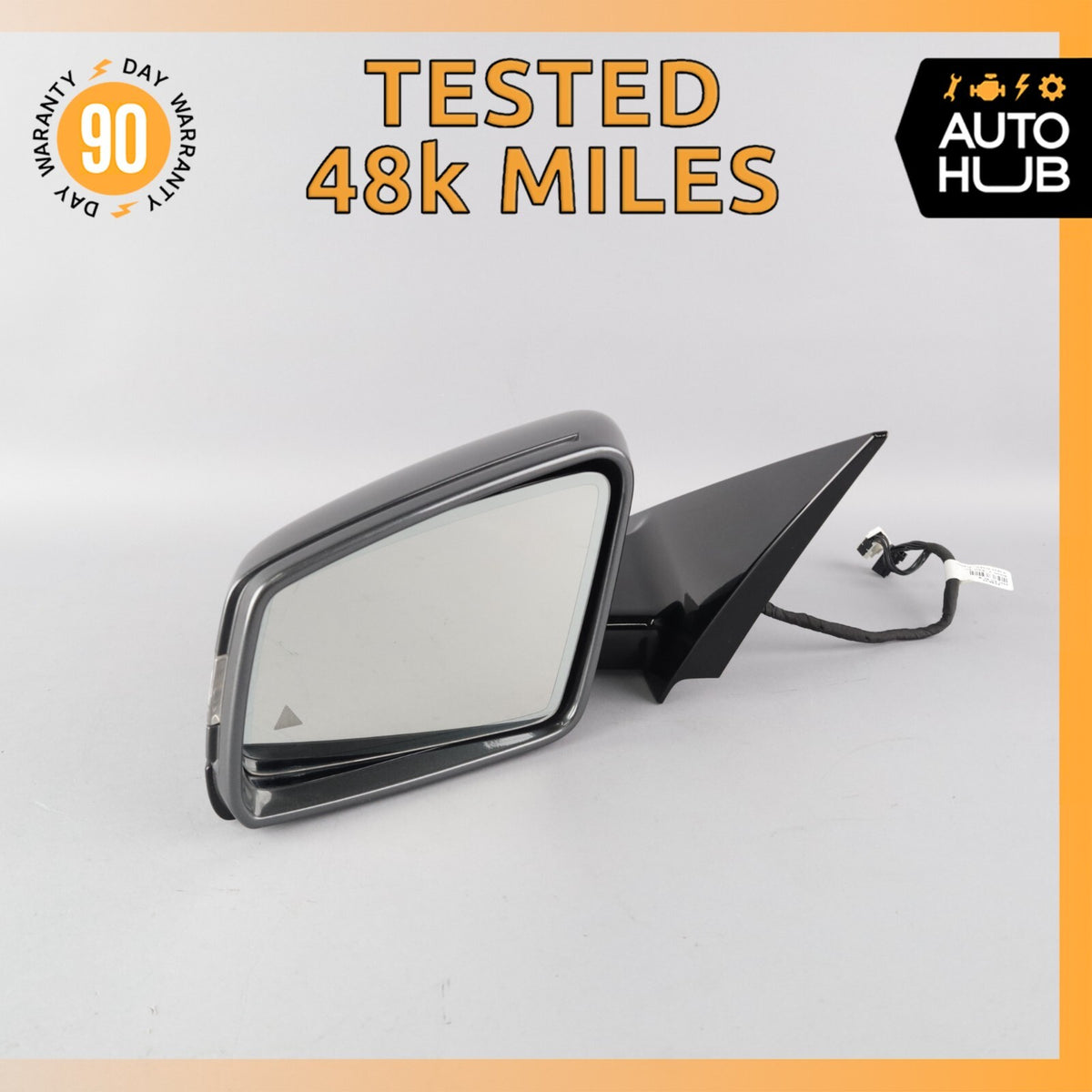 10-17 Mercedes W207 E350 E550 Left Side Rear View Door Mirror w/Blind Spot OEM - photo 1