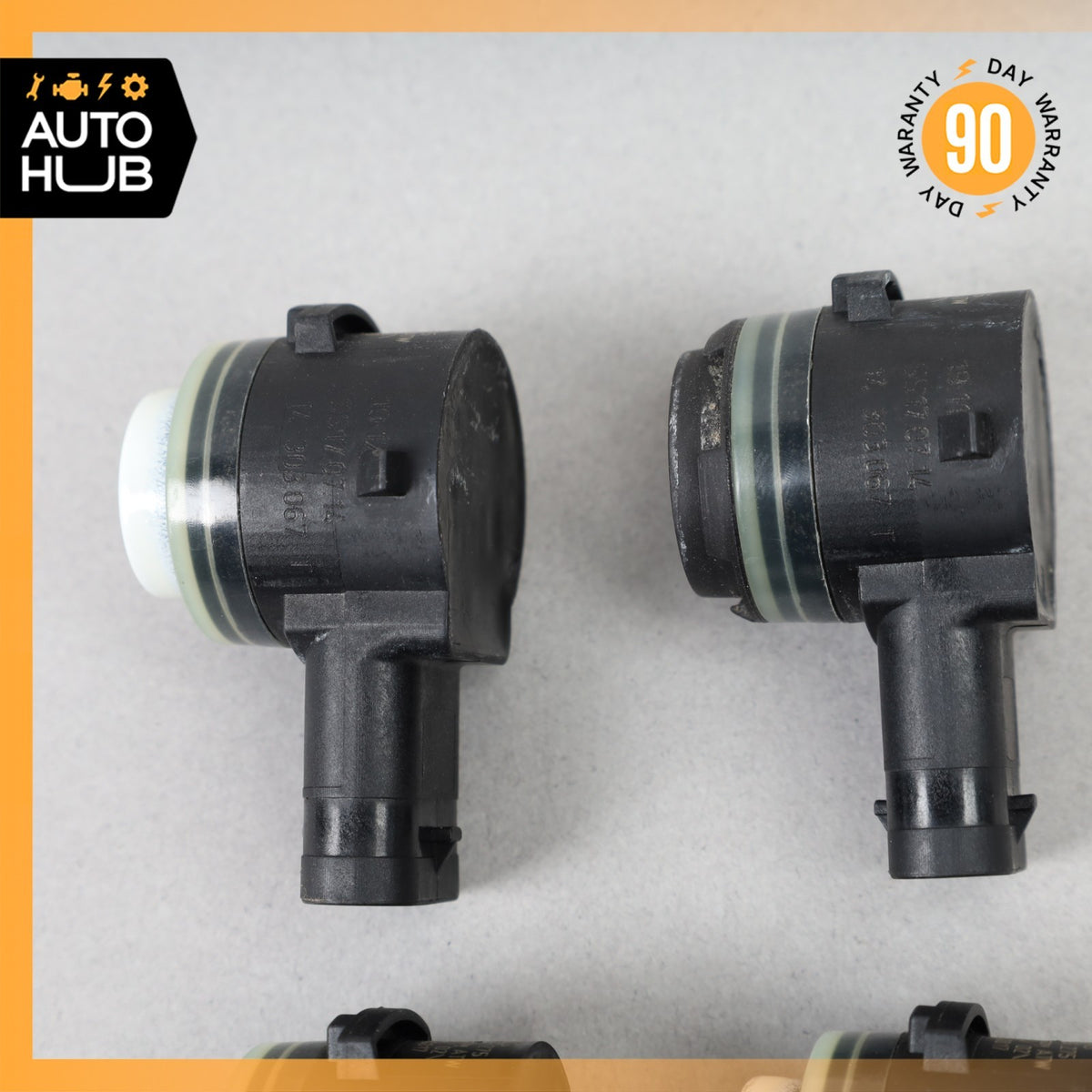 15-18 Porsche Macan Cayenne Front Bumper Parking Assist Sensor PDC Set OEM 88k - photo 6