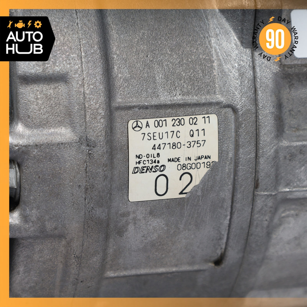 03-06 Mercedes R230 SL500 SL55 AC A/C Air Conditioning Compressor 0012300211 OEM - photo 6