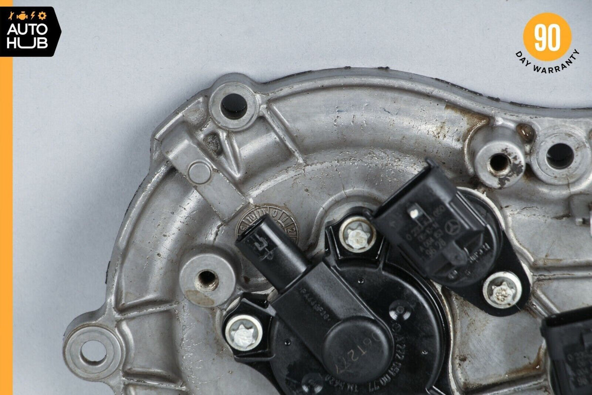 Mercedes W221 S550 E350 Front Left Side Engine Timing Chain Cover Plate OEM - photo 2