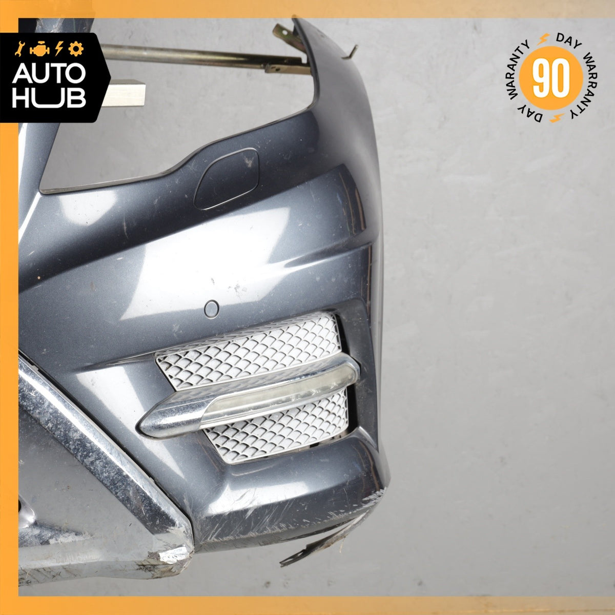 13-15 Mercedes X204 GLK250 GLK350 AMG Sport Front Bumper Cover Assembly Gray OEM - photo 2