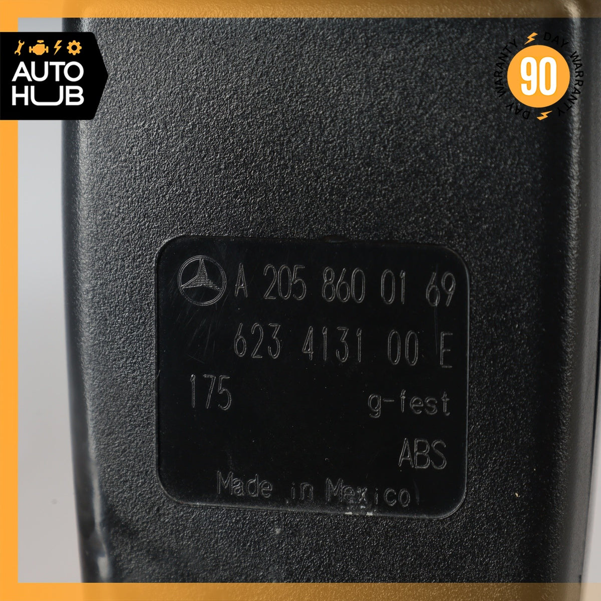 15-18 Mercedes W205 C300 C43 AMG Seat Belt Buckle Front Right or Left Side OEM - photo 11