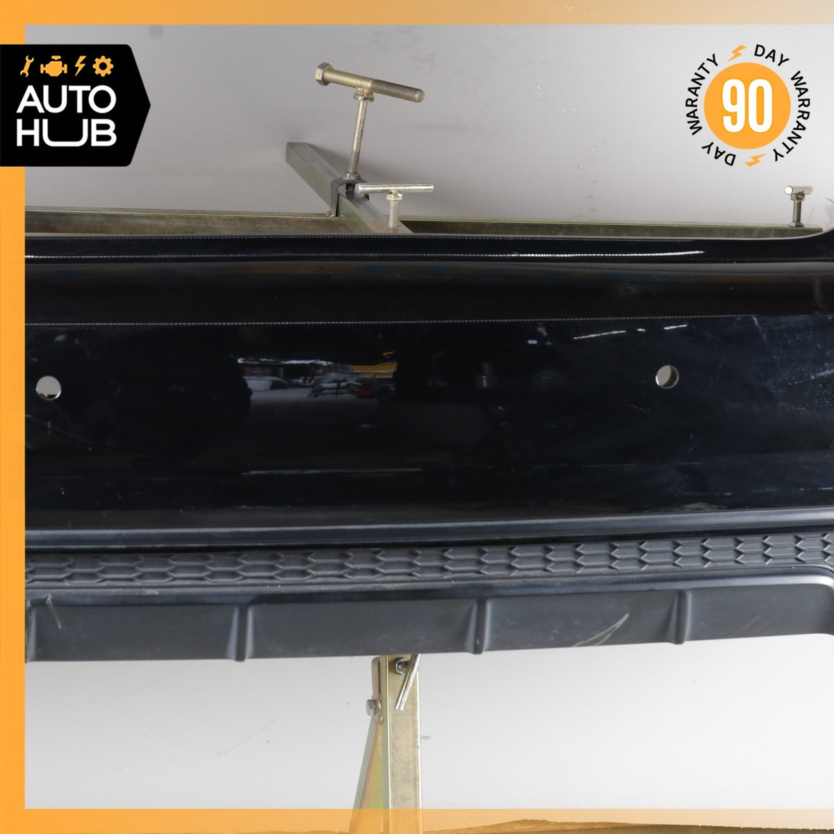 16-18 Audi C7 S6 A6 Rear Bumper Cover Assembly Black OEM 58k - photo 5