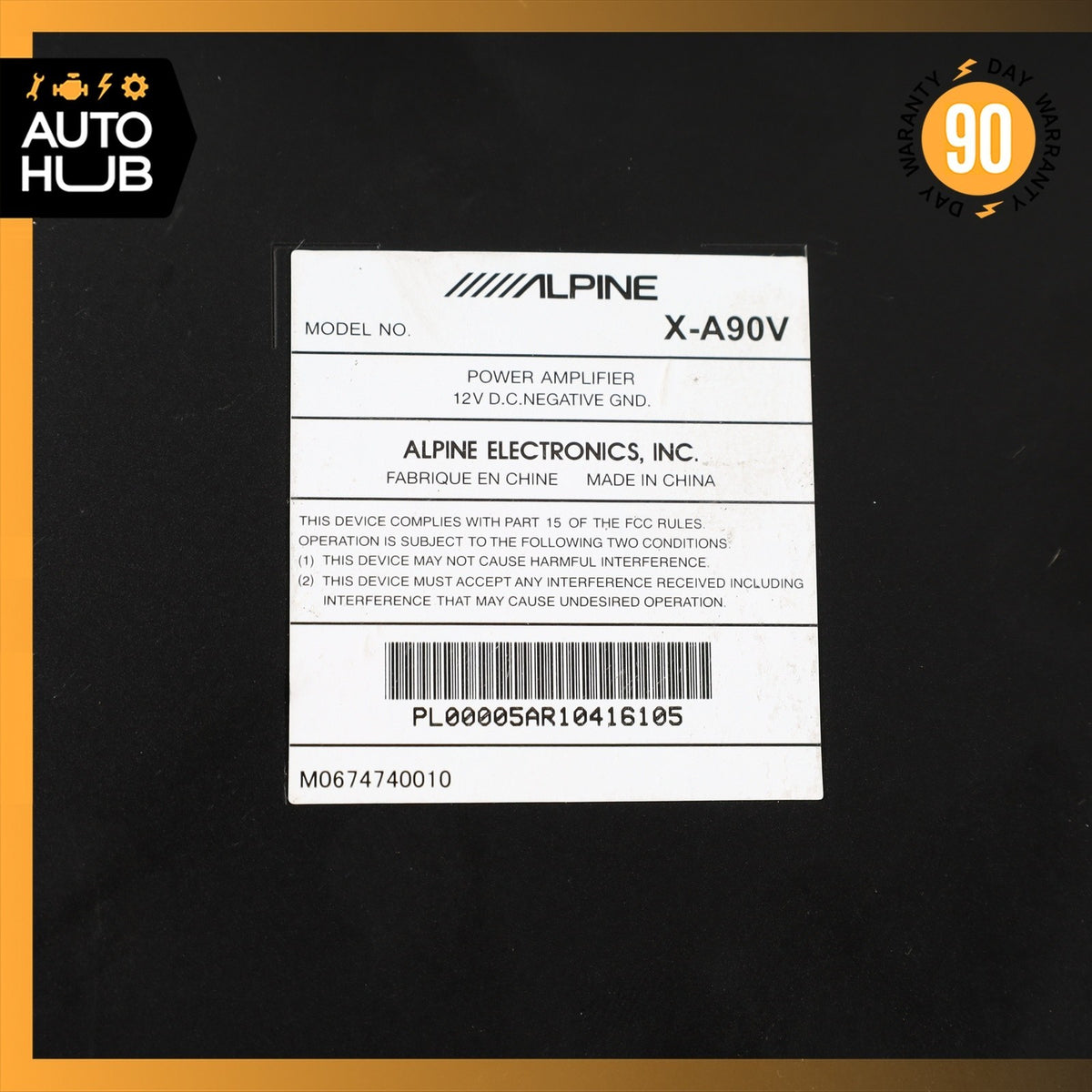 Alpine X-A90V 5-Channel X-Series Car Audio Amplifier - photo 10