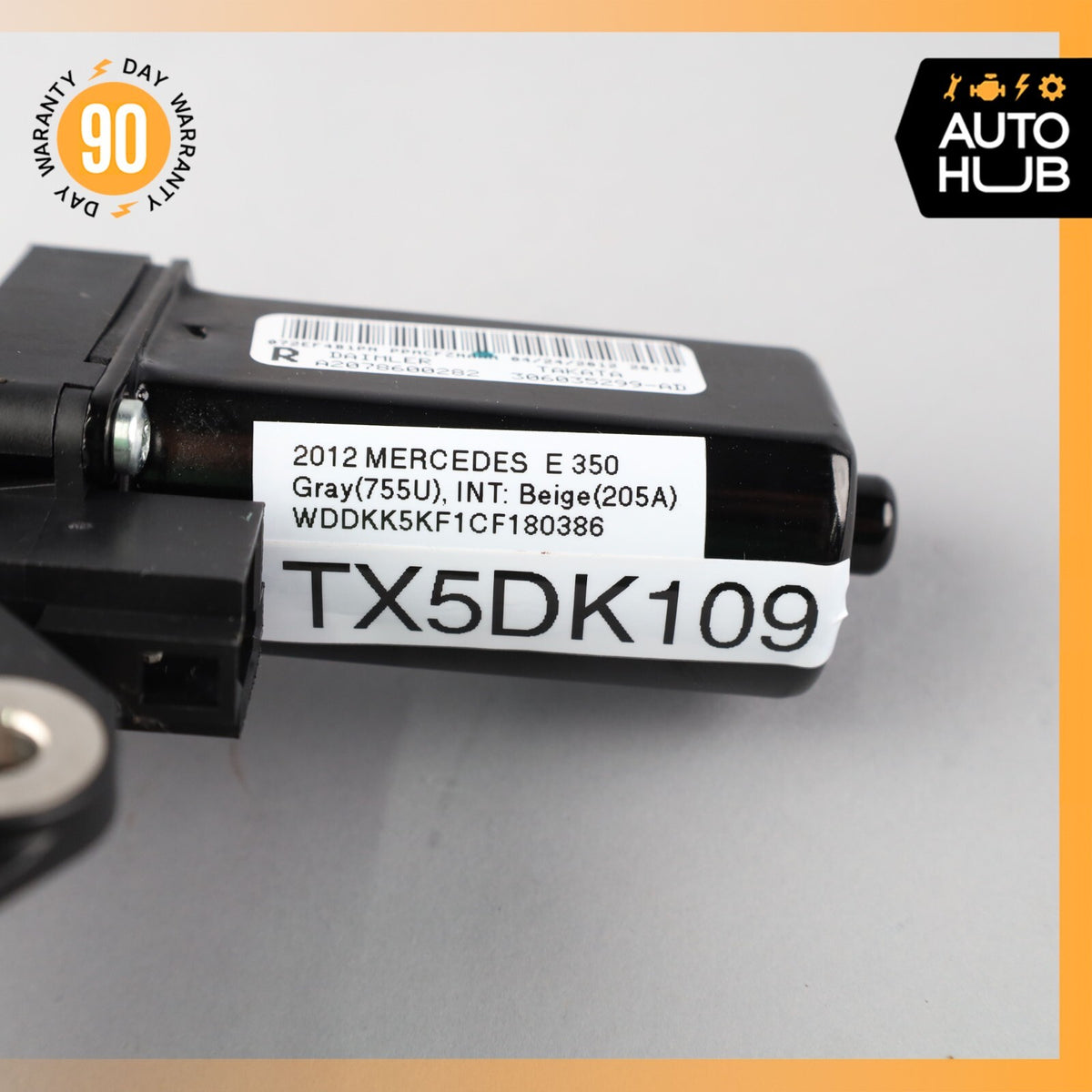 10-17 Mercedes W207 E350 E550 Right Side Seat Belt Feeder Motor OEM - photo 9